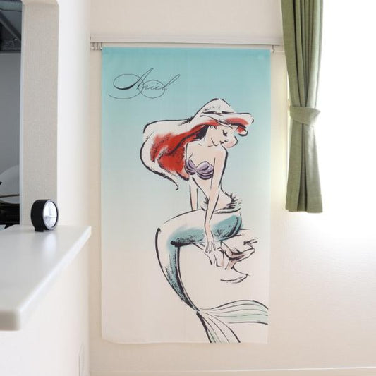 Made in Japan Disney Princess Ariel Japanese Noren Door Curtain Japan Version