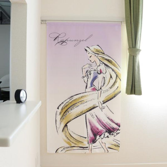 Made in Japan Disney Princess Rapunzel Japanese Noren Door Curtain Japan Version