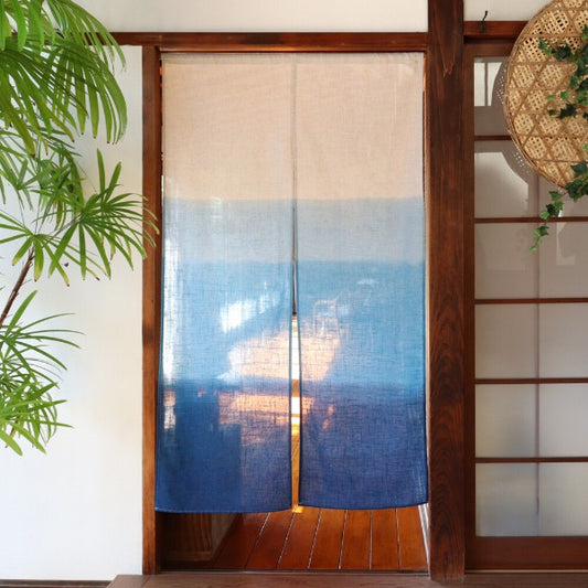 Made in Japan Japanese Gradation Noren Door Curtain Hiyori Japan Version