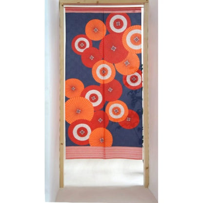 Made in Japan Japanese Umbrella Stripe Noren Door Curtain Long Size Japan Version