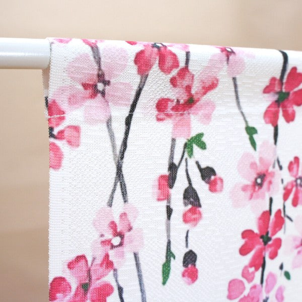Made in Japan Sakura Cherry Blossom Mt. Fuji Noren Door Curtain Half Size