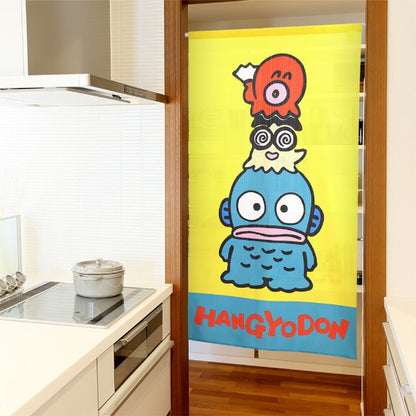 Made in Japan Sanrio Hangyodon and Friends Noren Door Curtain Japan Version