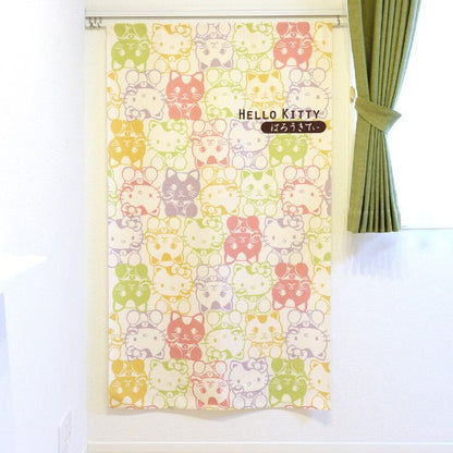 Made in Japan Sanrio Hello Kitty Lucky Cat Noren Door Curtain Japan Version