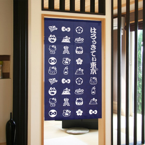Made in Japan Sanrio Hello Kitty Tokyo Noren Door Curtain Japan Version