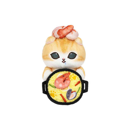 Mofusand Fluffy Journey Desktop Plush – Paella Cat (Japan)