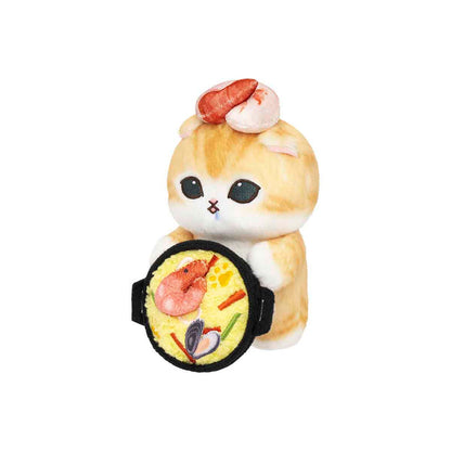 Mofusand Fluffy Journey Desktop Plush – Paella Cat (Japan)