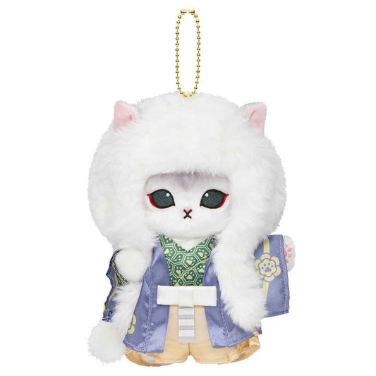Mofusand Fluffy Journey Kabuki Cat Plush Mascot – Parent Shishi Lion (Japan)