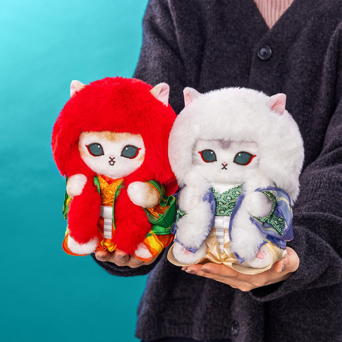 Mofusand Fluffy Journey Kabuki Cat Plush – Parent Shishi Lion (Japan)