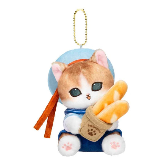 Mofusand Fluffy Journey Parisian Cat Plush Mascot – Japan