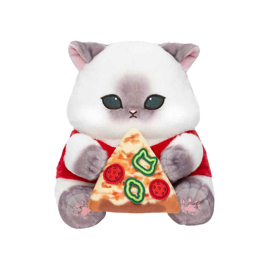 Mofusand Fluffy Journey Pizza Cat Plush (Chubby Version) – Japan
