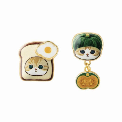 Mofusand Fried Egg Bread and Pumpkin Ear Cuffs Japan Version