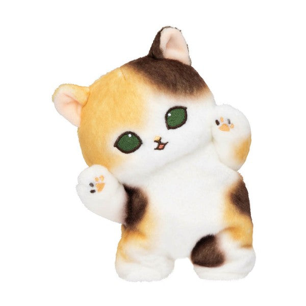 Mofusand Hyokkori Plush – Standing Cat (Calico) (Japan)