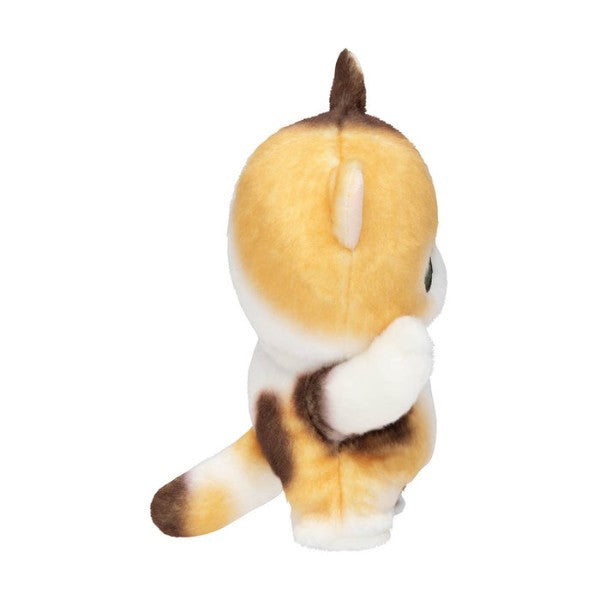 Mofusand Hyokkori Plush – Standing Cat (Calico) (Japan)