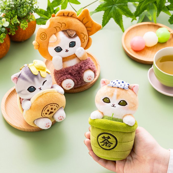 Mofusand Mofusando Dorayaki Cat Plush Mascot Charm Japan Version