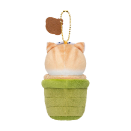 Mofusand Mofusando Green Tea Cat Plush Mascot Charm Japan Version