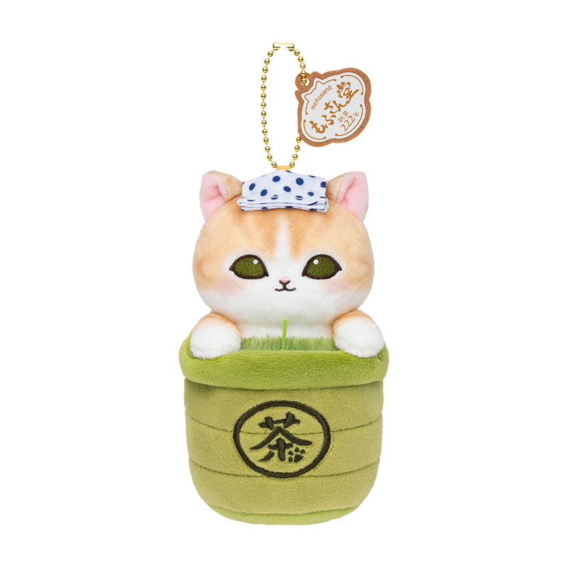 Mofusand Mofusando Green Tea Cat Plush Mascot Charm Japan Version