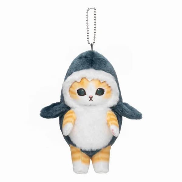 Mofusand Shark Cat Plush Mascot (Standing Pose) – Japan