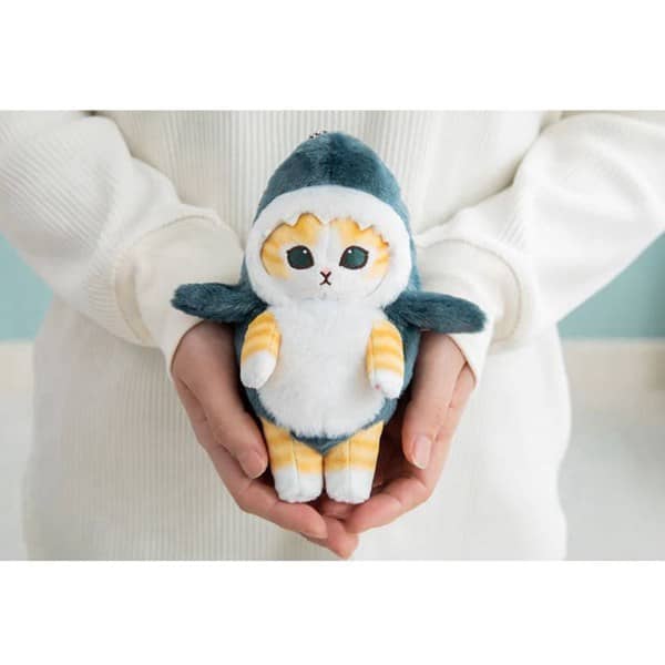 Mofusand Shark Cat Plush Mascot (Standing Pose) – Japan