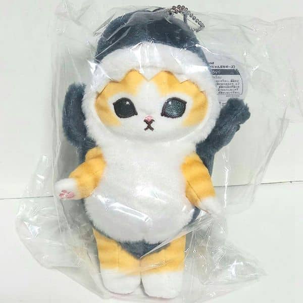Mofusand Shark Cat Plush Mascot (Standing Pose) – Japan