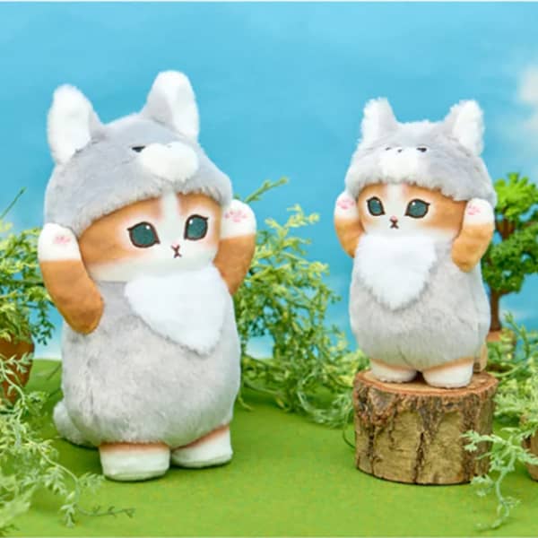 Mofusand Wolf Costume Cat Plush (Size SS) – Japan
