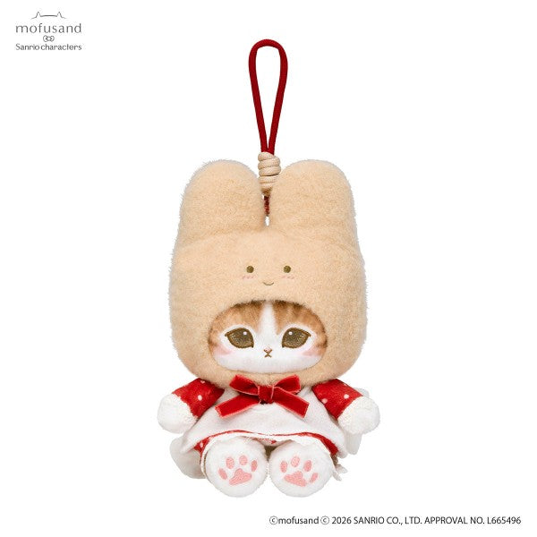 Mofusand x Sanrio Marron Cream Pote-Fuwa Plush Mascot Japan Version