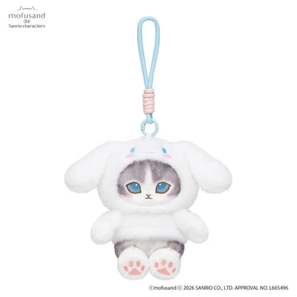 Mofusand x Sanrio Cinnamoroll Pote-Fuwa Plush Mascot Japan Version