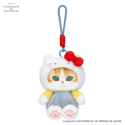 Mofusand x Sanrio Hello Kitty Pote-Fuwa Plush Mascot Japan Version
