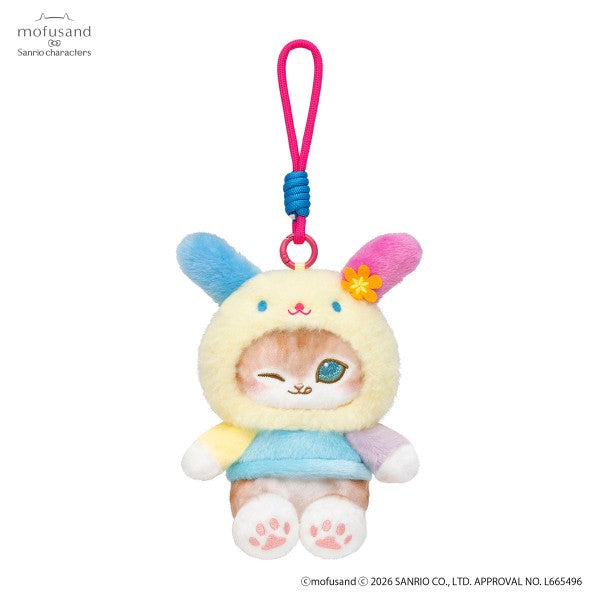 Mofusand x Sanrio USAHANA Pote-Fuwa Plush Mascot Japan Version