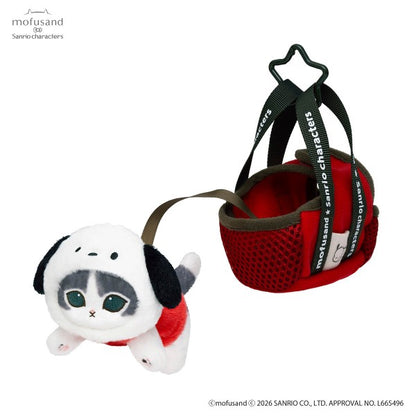 Mofusand x Sanrio Pochacco Plush Mascot Charm Outing Bag Design Japan Version