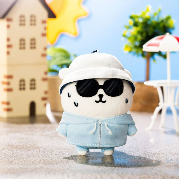 Nagano Characters Bear Sun Protection Plush Mascot Charm Japan Version