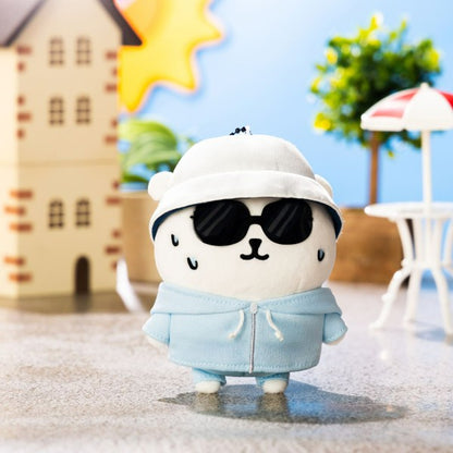 Nagano Characters Bear Sun Protection Plush Mascot Charm Japan Version