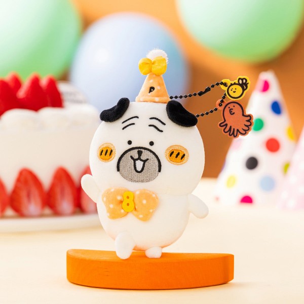 Nagano Characters Celebration Pug Plush Mascot Charm Japan Version