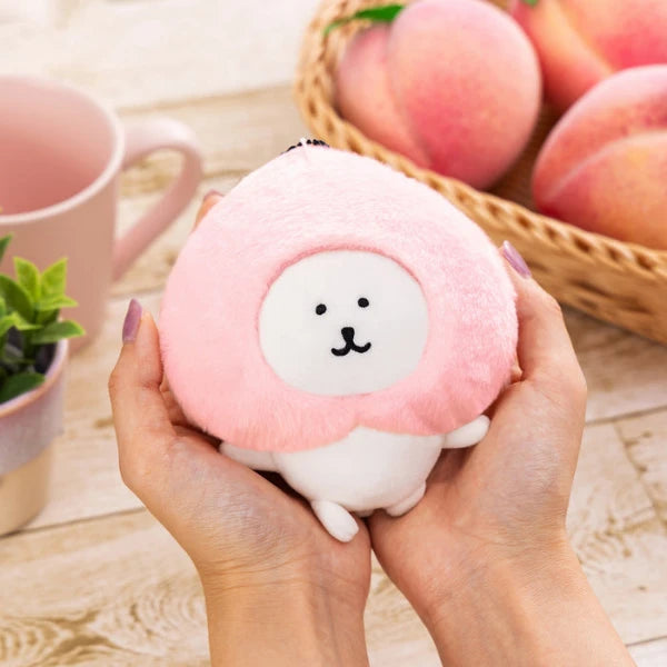 Nagano Characters Dancing with Peach Plush Mascot Charm Japan Version