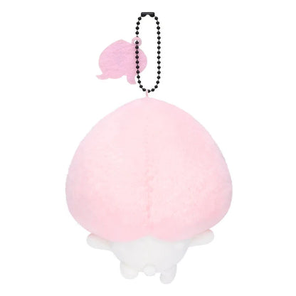 Nagano Characters Dancing with Peach Plush Mascot Charm Japan Version