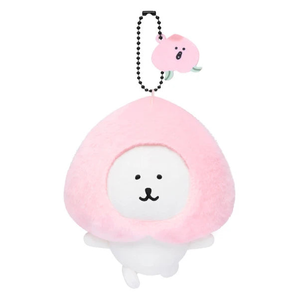 Nagano Characters Dancing with Peach Plush Mascot Charm Japan Version