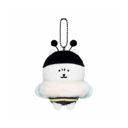Nagano Characters Joke Bear Honey Bee Plush Mascot Charm Japan Version