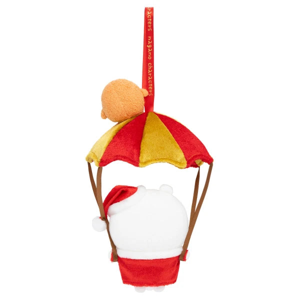 Nagano Characters Joke Bear Parachute Santa Plush Toy Japan Version