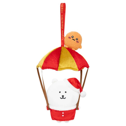 Nagano Characters Joke Bear Parachute Santa Plush Toy Japan Version