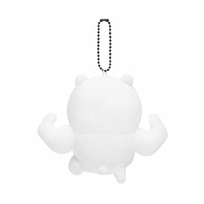 Nagano Market Mini Mascot Plush – Joke Bear (Self-Deprecating Bear) Muscle Ver. (Japan)
