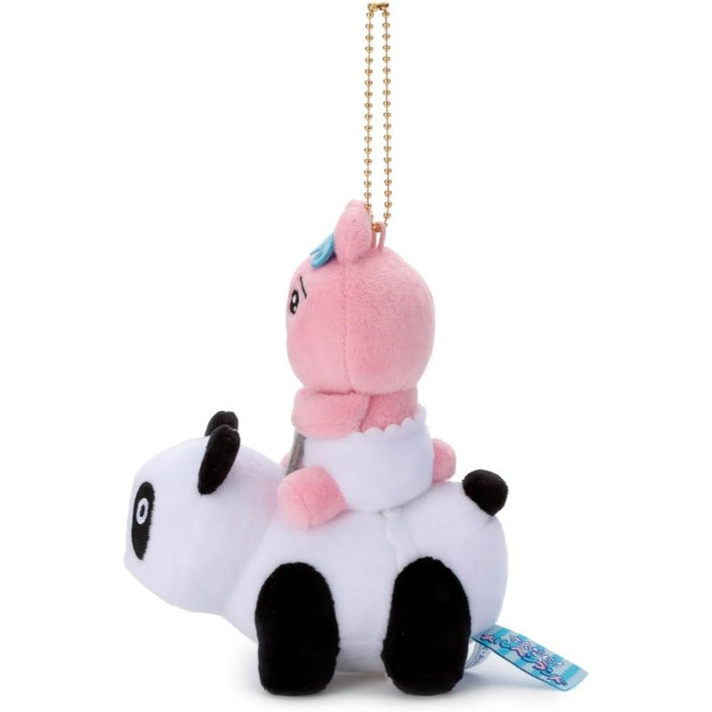 Opanchu Usagi Panda Ride Plush Mascot Charm Fantasy Amusement Park Japan Version