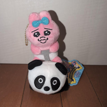Opanchu Usagi Panda Ride Plush Mascot Charm Fantasy Amusement Park Japan Version