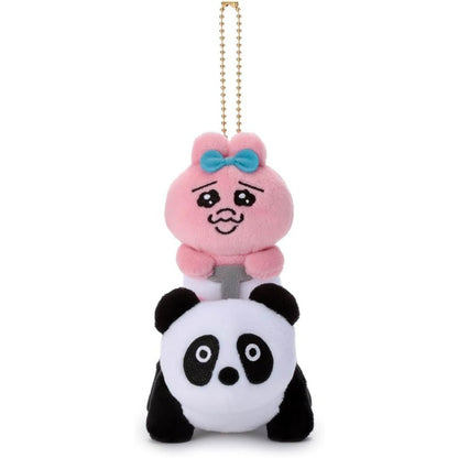 Opanchu Usagi Panda Ride Plush Mascot Charm Fantasy Amusement Park Japan Version