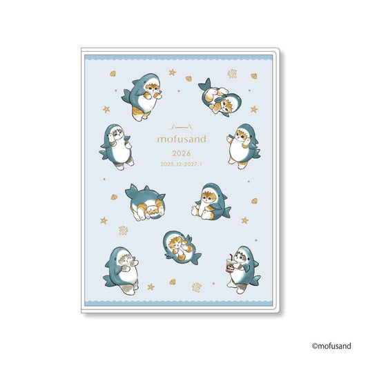 mofusand B6 Weekly Block Diary 2026 – Shark Cat Ver. (Japan)
