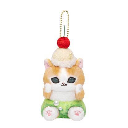 mofusand Diner Plush Mascot – Cream Soda Cat Ver. (Japan)