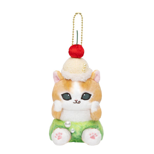 mofusand Diner Plush Mascot – Cream Soda Cat Ver. (Japan)