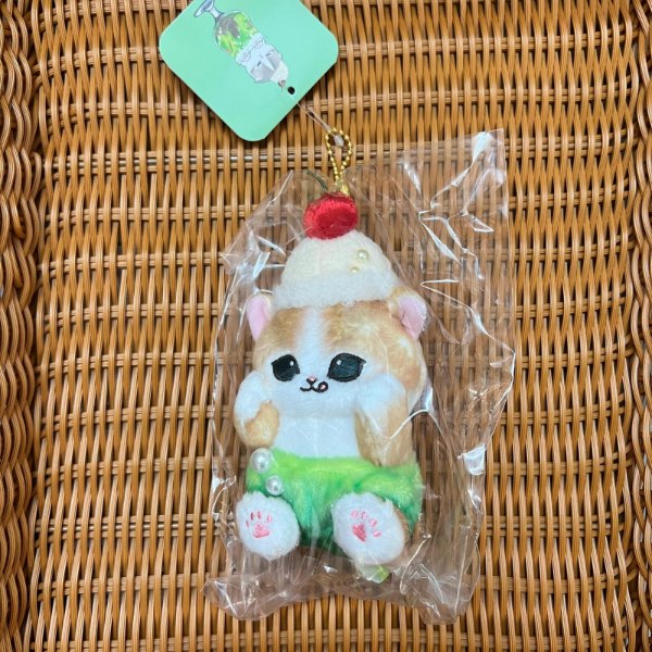 mofusand Diner Plush Mascot – Cream Soda Cat Ver. (Japan)