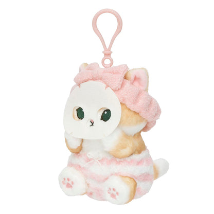 mofusand Relaxing Home Pack Nyan Mascot Plush Keychain (Mask) (Japan)