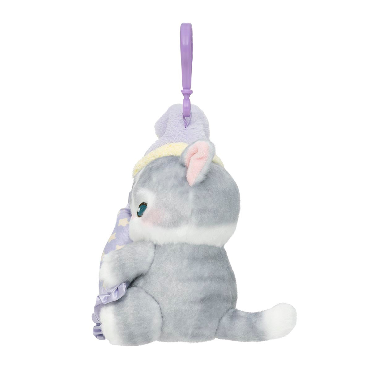 mofusand Relaxing Home Sleepy Cat Mascot Plush Keychain (Japan)