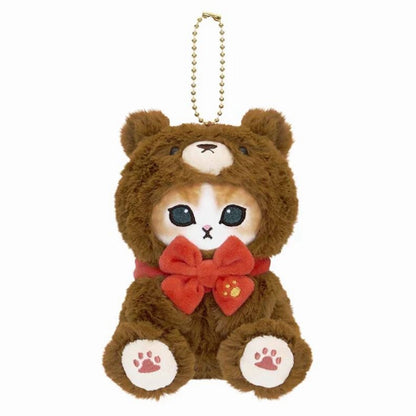 Mofusand Teddy Bear Cat Plush Mascot (Brown) – Japan