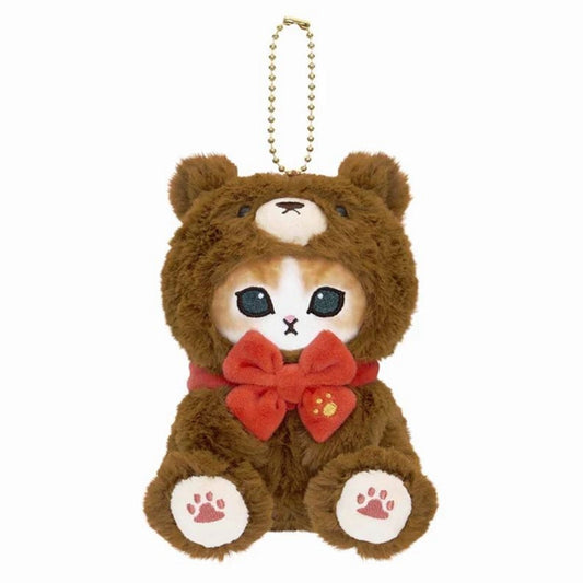 Mofusand Teddy Bear Cat Plush Mascot (Brown) – Japan